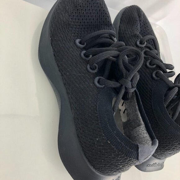 Allbirds Black Eclipes (Black Soles) Tree Dasher Wool Sneakers Size 6-6.5 - Picture 9 of 13